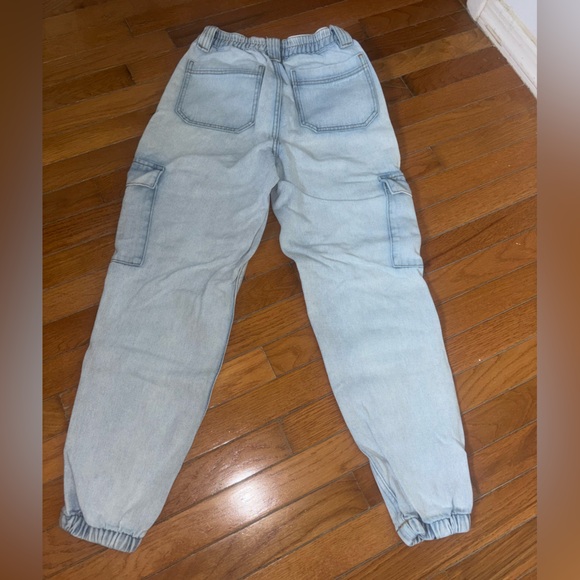 PacSun Denim Blue Cargo Pants - Picture 2 of 3
